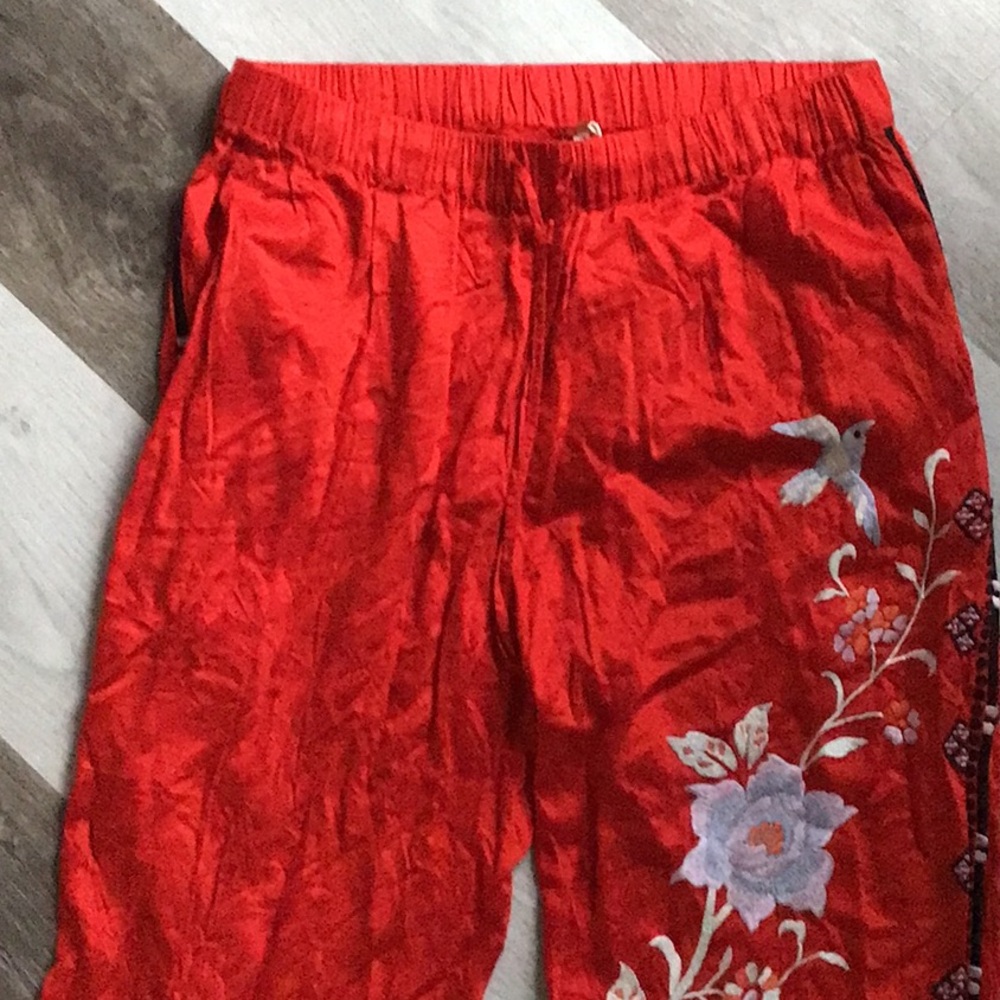 Free People Red Pants